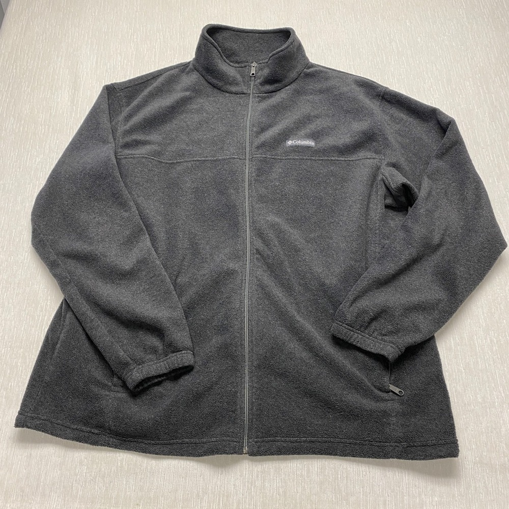 Columbia Granite Mountain Fleece Full Zip Jacket Mens 2XT Grey XT6354